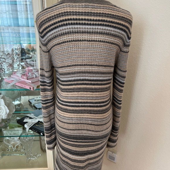 NWOT Kinross Cashmere Duster Button Up Size L - Picture 2 of 6